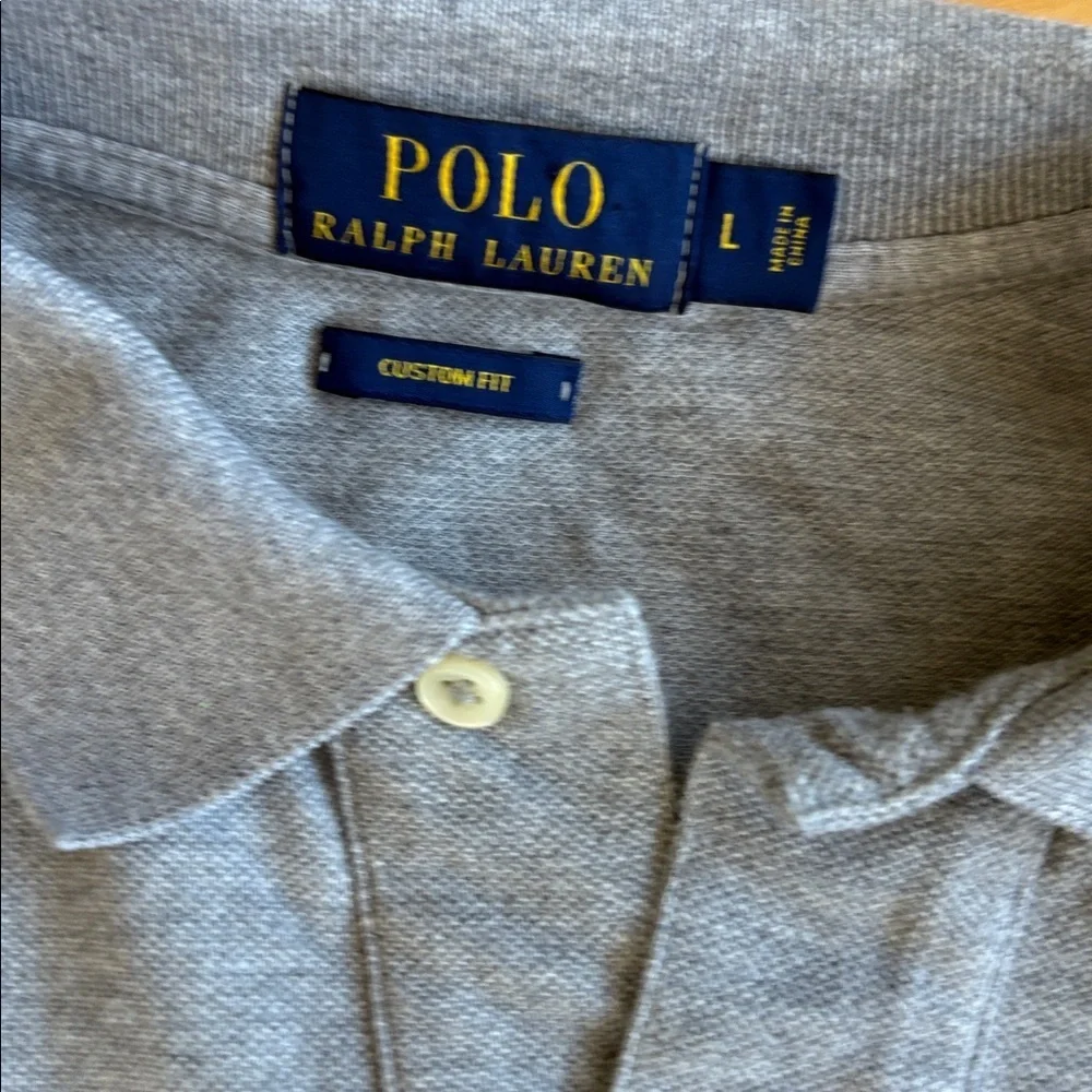 Ralph Lauren Light Gray Polo Shirt